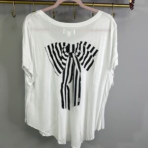 Diesel Women's Top with Bow graphic design
